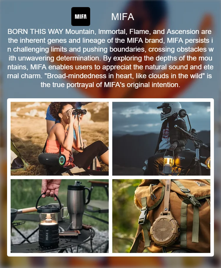 Mifa Trinity tripod Durable aerospace-grade aluminum, rust