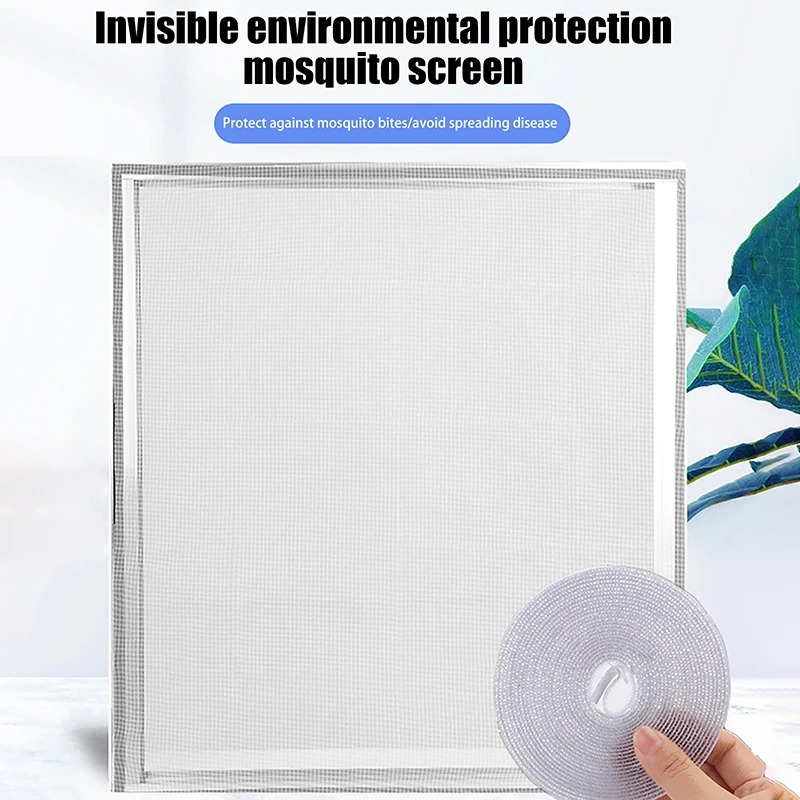 DIY Self-Adhesive Indoor Insect Fly Mosquito Window Screen Curtain Mosquito Netting Door Anti Mosquito Net Window Mesh Bug Net