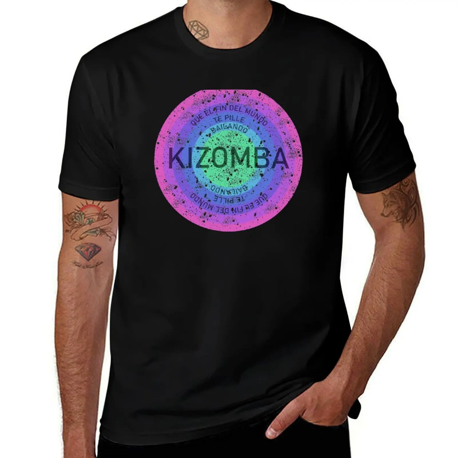 kizomba T-Shirt Vintage Style Printed Top