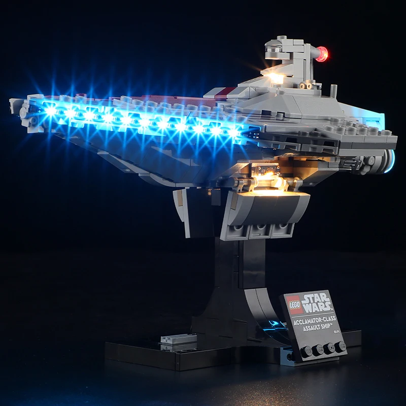 DIY LED Light Kit สําหรับ LEGO 75404 Assault Ships (เฉพาะไฟ LED,ไม่มีบล็อกรุ่น)