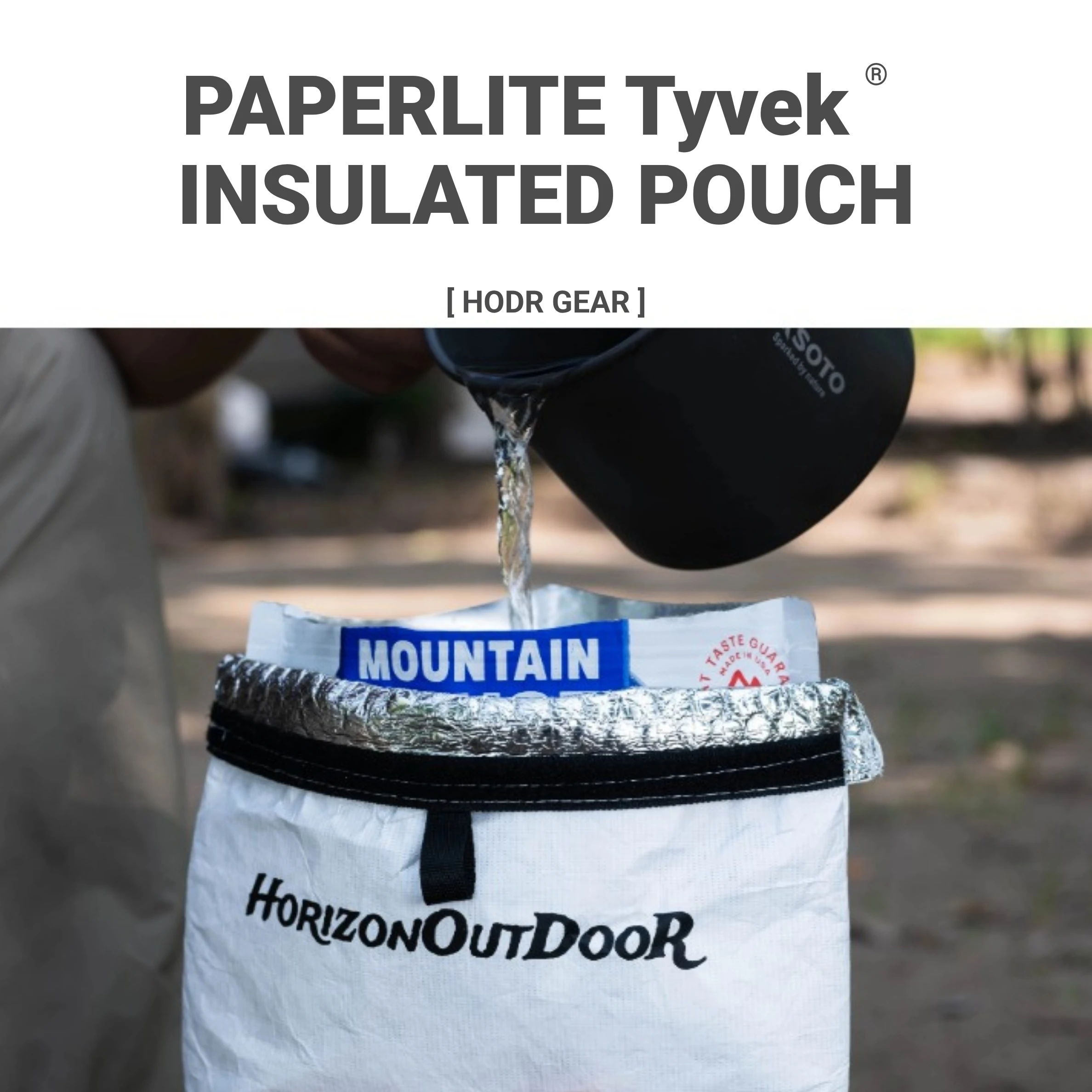 HODR GEAR Tyvek Meal Cozy Test: Thermobeutel für Trekking