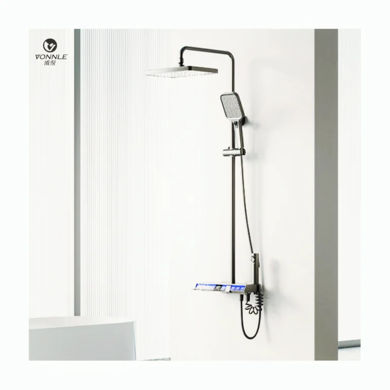 

Popular New Design Original Modern Multifunctional Smart Shower Shower Head Set Shower Arm