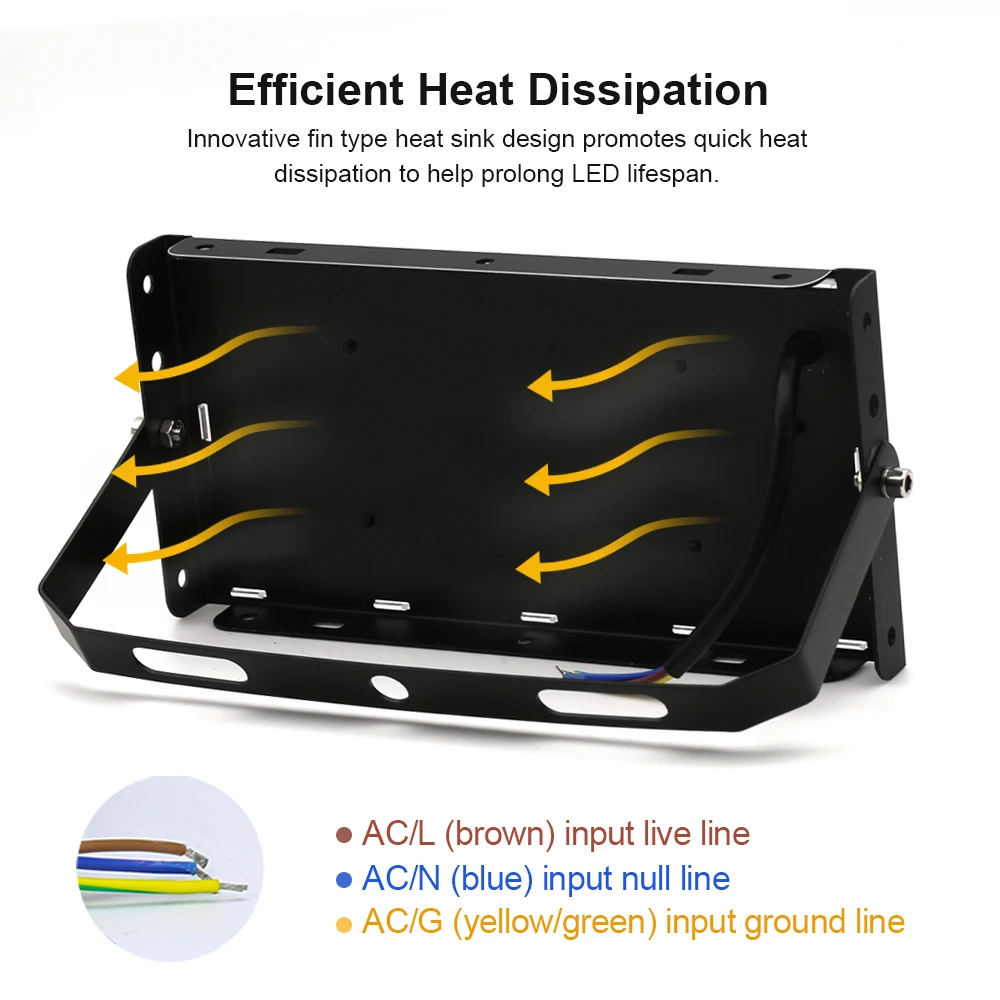 50W 100W 150W Led Flood Light IP65 Waterproof AC 220V Outdoor Floodlight Spotlight LED Reflector Street Lamp LED Flood Lights