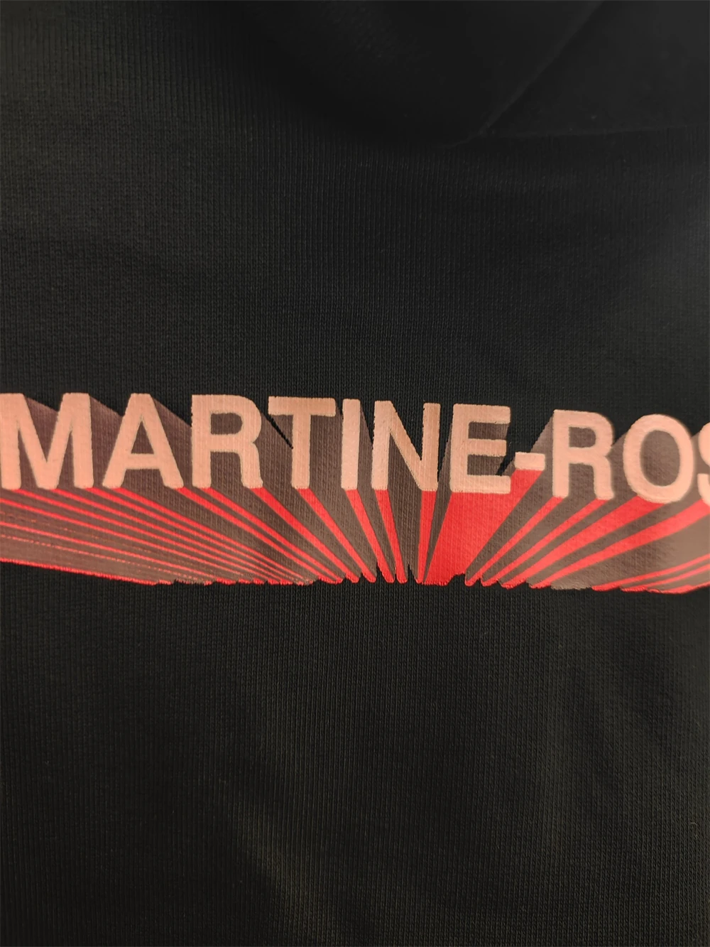 القطن الكلاسيكي 3D الأحمر شعار طباعة مارتين روز هوديي أفضل نوعية مقنعين الرجال النساء للجنسين البلوفرات المتضخم مع العلامات