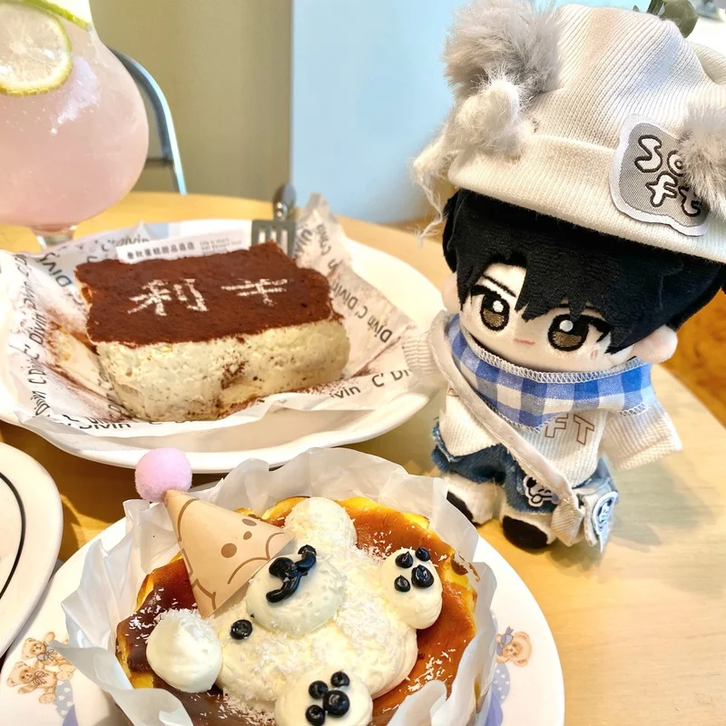 Pakaian Boneka Katun 10Cm Seri Pujian Garam Susu Lucu dan Tampan Tanpa Atribut Pengganti Boneka Setelan Harian Gaun Kawaii