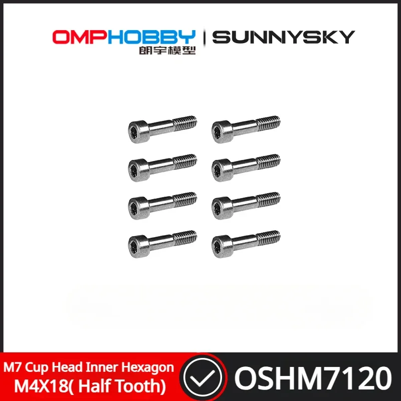 OMPHOBBY M7 Запчасти для радиоуправляемого вертолета внутренняя Шестигранная головка чашки M4X18 (полузубчатая) OSHM7120