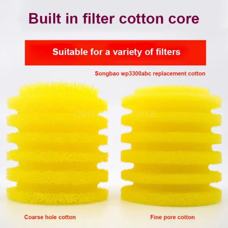 1/2/3PCS Aquarium Replacement Compatible With Multiple Fish Tanks High-quality Easy To Replace Sponge Fish Tank Filter Sponge