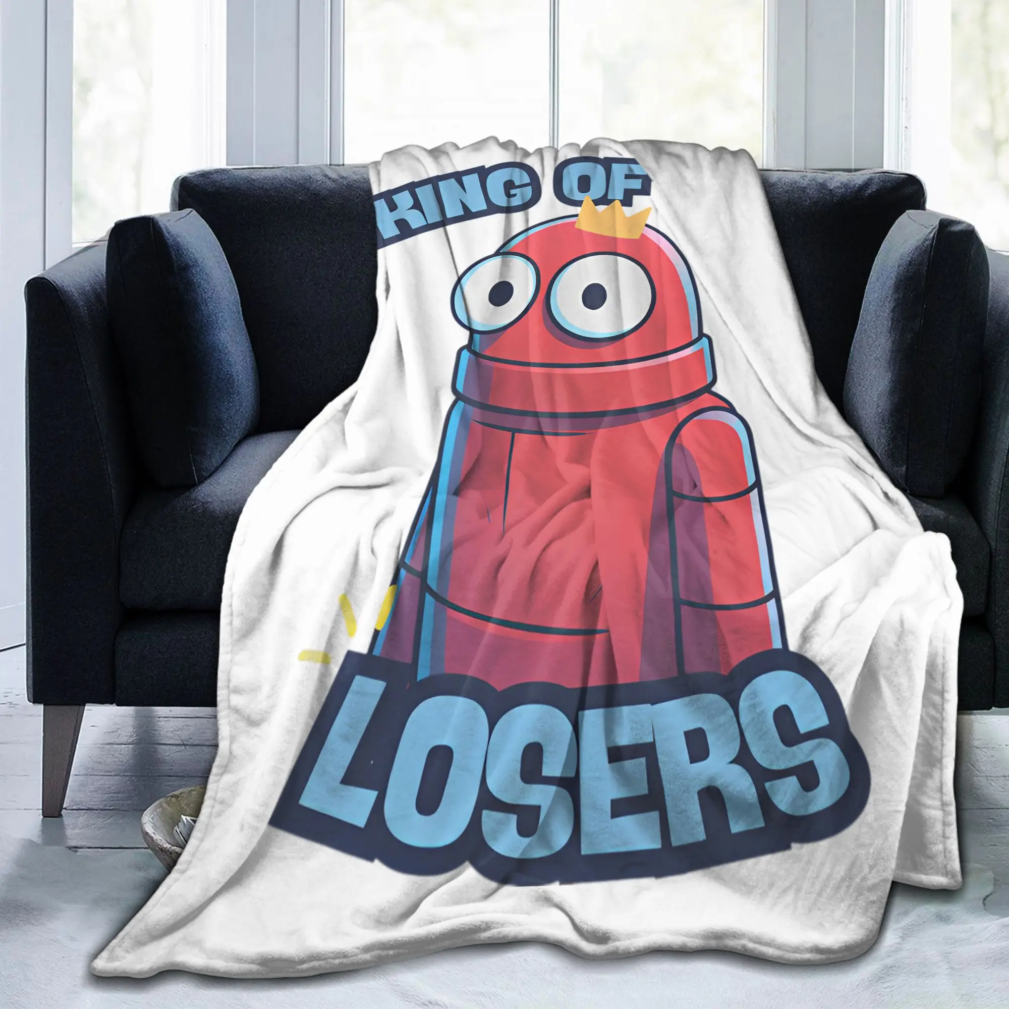 R.E.P.O. King of the Losers Fleece Throw Blanket Game Repo Robot Blanket for Home Bedding Throws Ultra-Soft Thin Quilt Portable