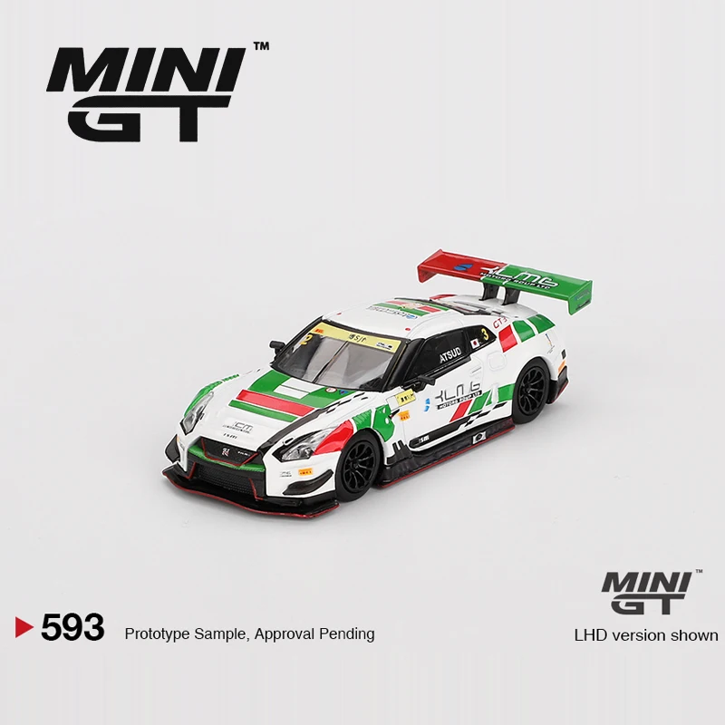 MINIGT 1:64 GTR GT3 KCMG 2018 alloy car model 593