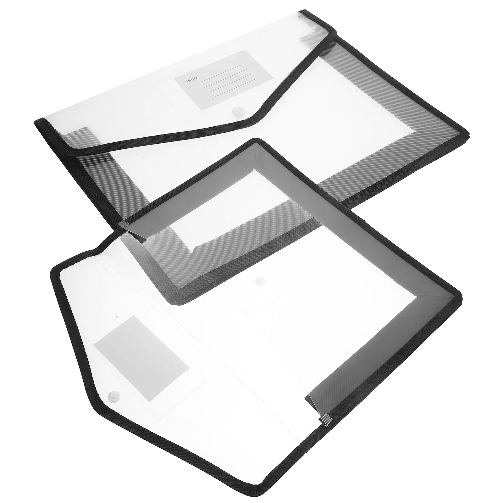 

2 шт. прозрачных папок-конвертов формата А4 из прочного пластика с застежкой для хранения договоров и квитанций, сумка для переноски