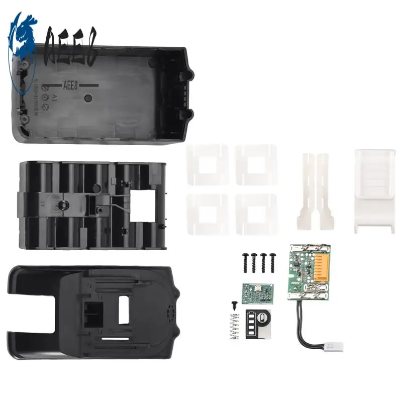

AEE8-BL1830 10 X 21700 Battery Case PCB Charging Protection Circuit Board Shell Box BL1860 For 18V 3.0Ah 9.0Ah House