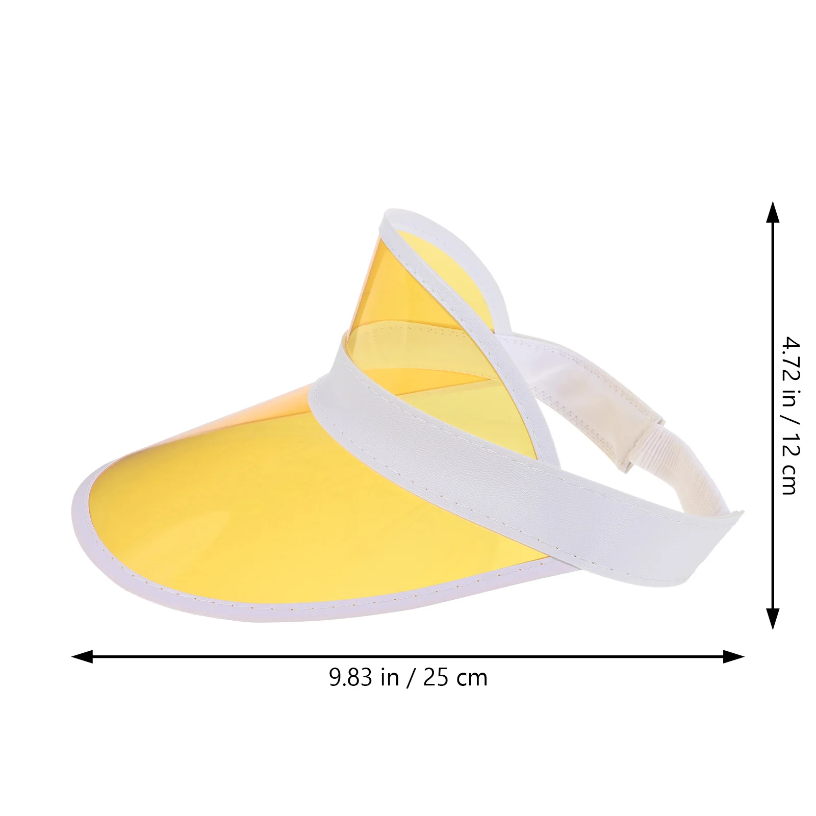 

Sun Visor Hat Colored Wide Brim Plastic Sun Hat Outdoor Ventilated Sunshade Cap Protective Visor for Summer Visors