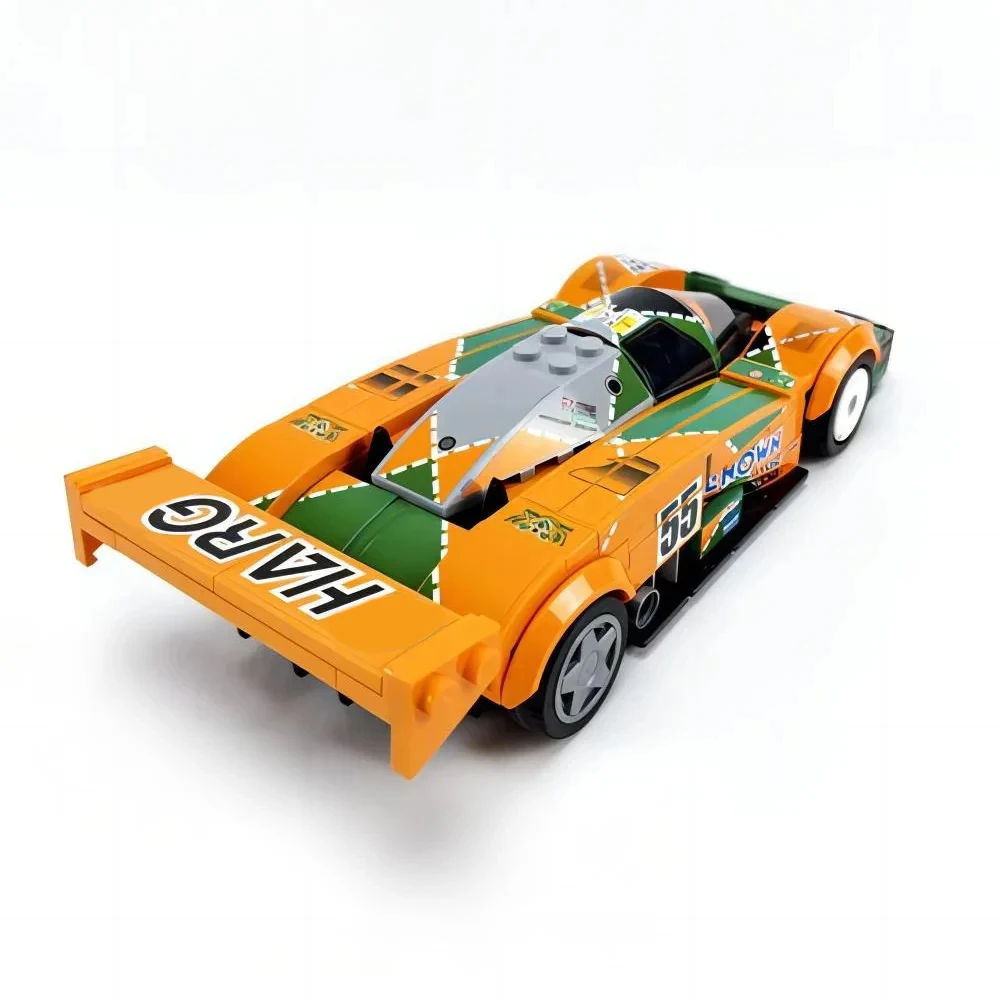 261 Stück Moc Speed Champions 787b 24 Stunden Le Mans Renn bausteine Stadt Sportwagen Modell Spielzeug Ziegel Neujahrs geschenk