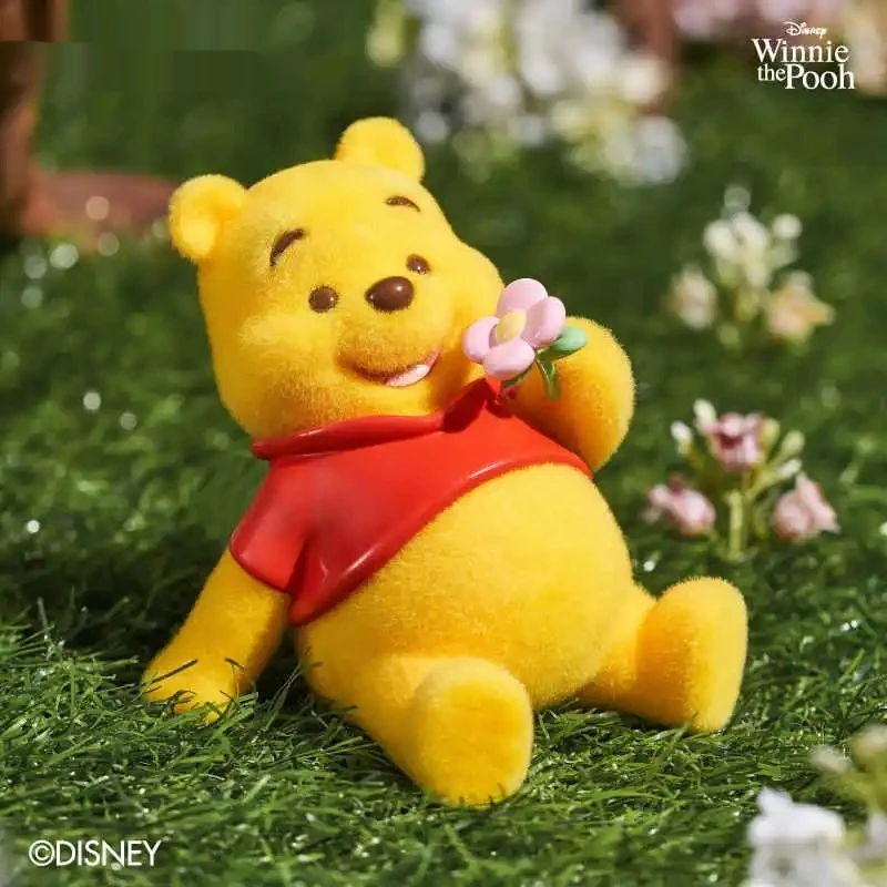 

Genuine Blind Box Winnie The Pooh Mysterious Surprise Figure Winnie Flocking Doll The Pooh'S Happy Everyday Series Gifts Toys
