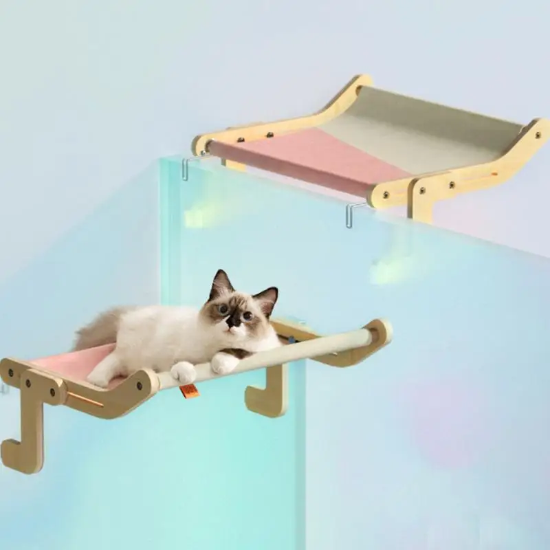 Cat Window Shelf Perch Window Mounted Cat Perch Window Perch Cat Bed Cats Sunbathing Bed Pet Furniture For Resting Sleeping For