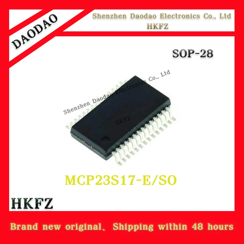 

5Pcs MCP23S17-E/SO MCP23S MCP23S17 SOP-28 ic Chip