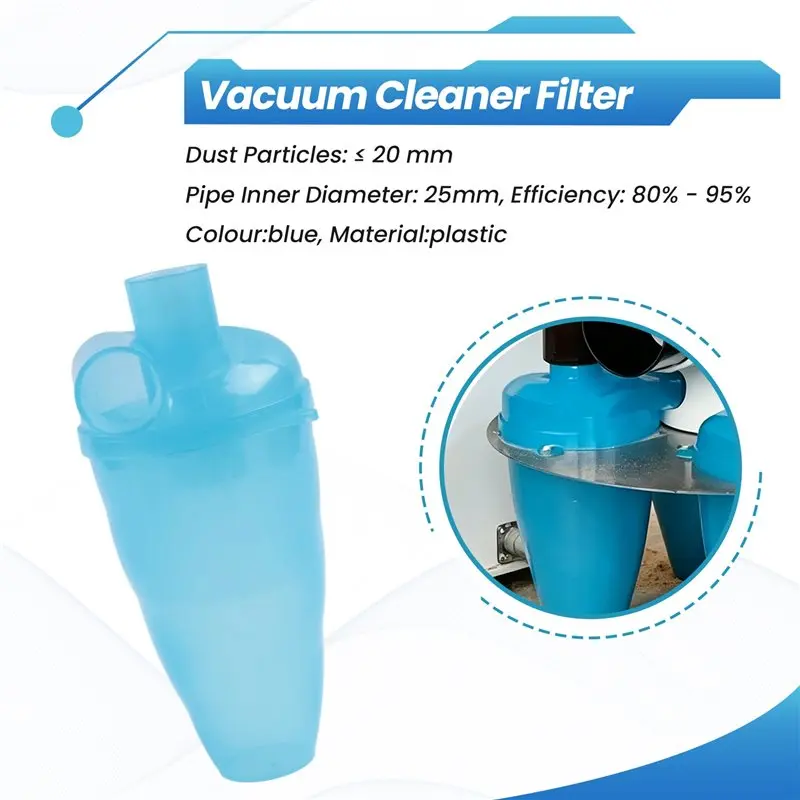 A84E-Dust Collector Cyclone Mini Small Industrial Extractor Woodworking Tool Vacuum Cleaner Filter Separation Home DIY