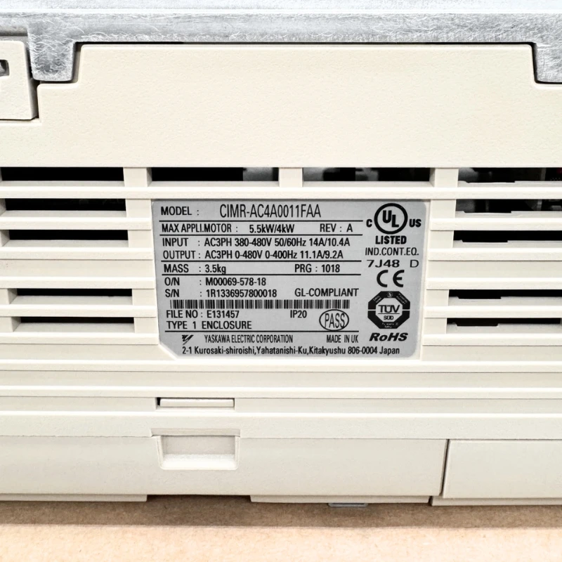 New CIMR-AC4A0011FAA Yaskawa Inverter In Stock Fast Shipping