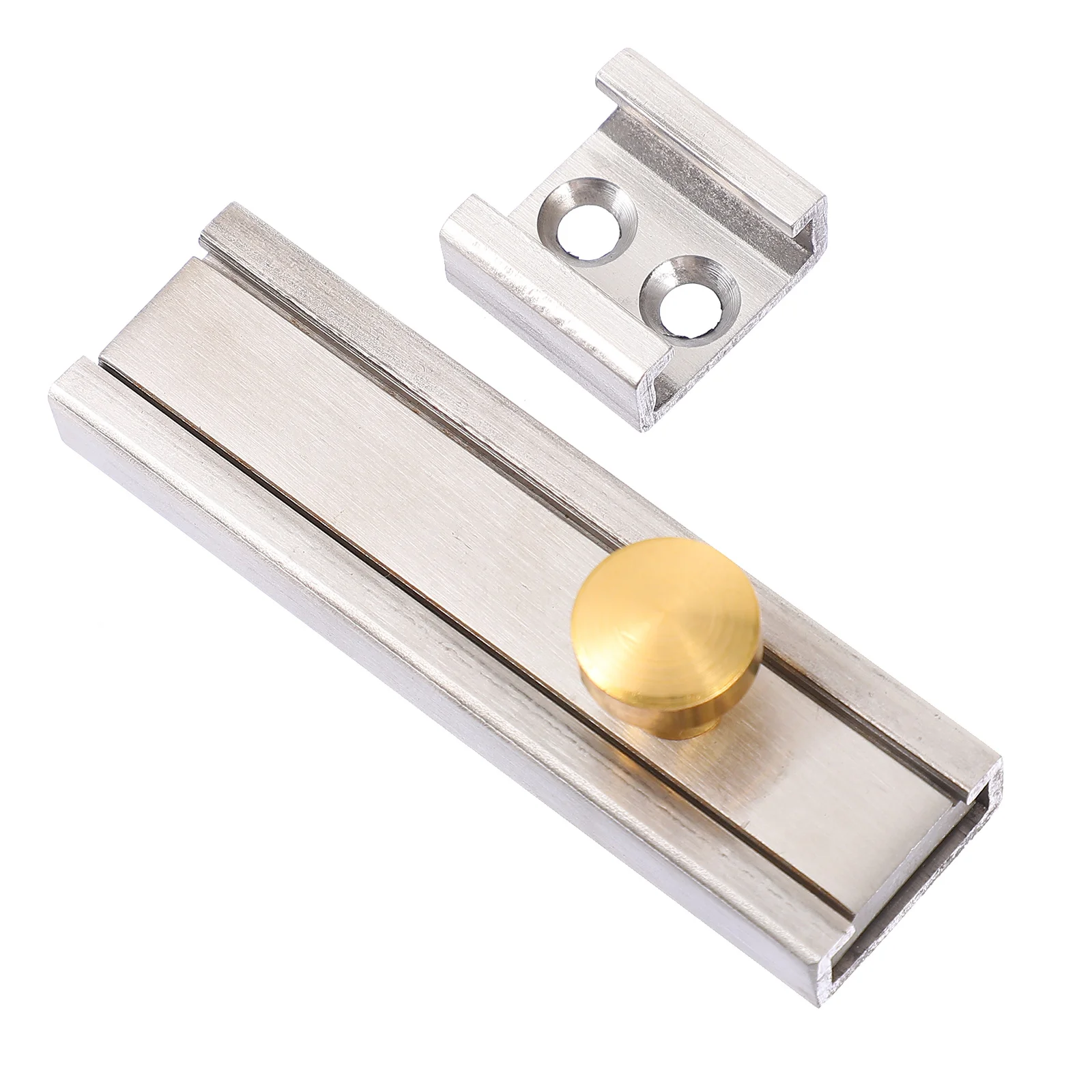

1 set AntiTheft Door BoltLatch Sliding Doors Lock Copper SecurityLatch SafetyDoorLock Hardware