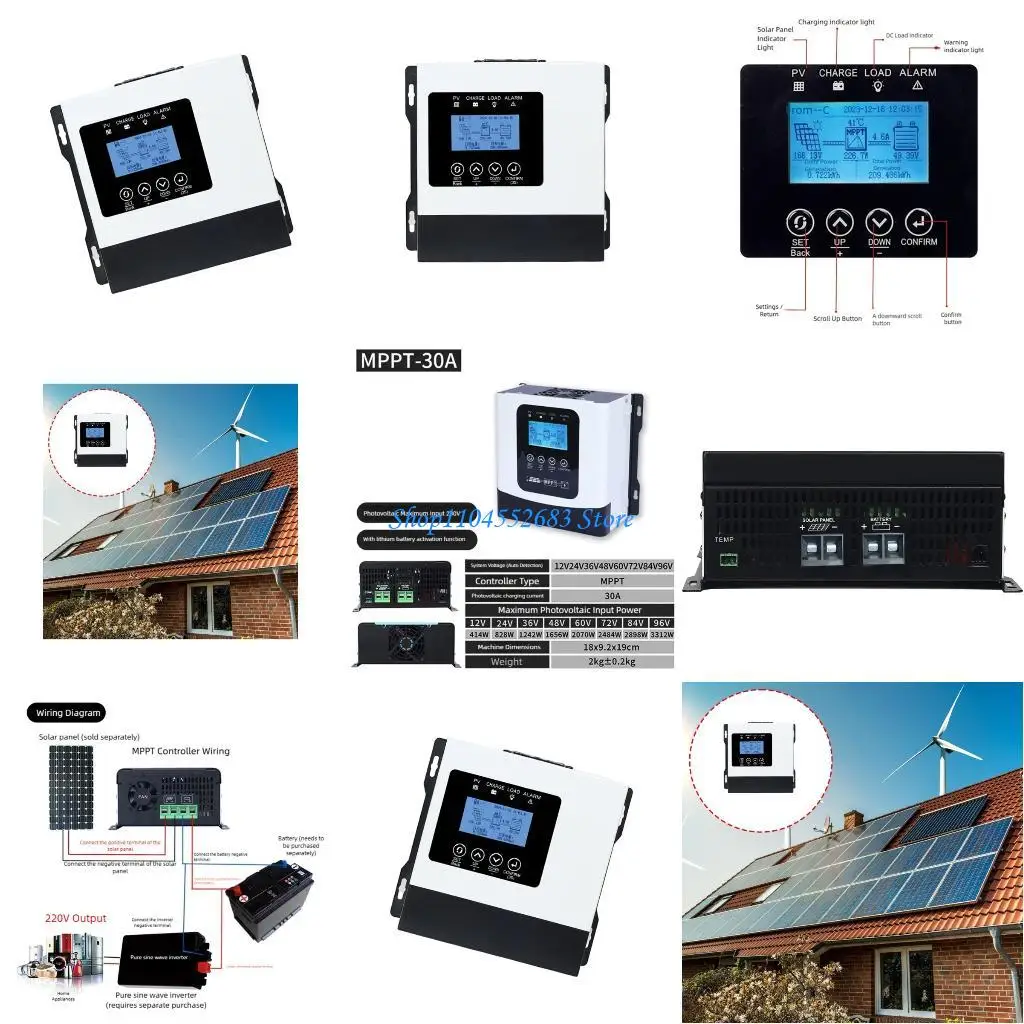 Y6GD MPPT Solar Controller for Photovoltaic Panel Systems Improved Control