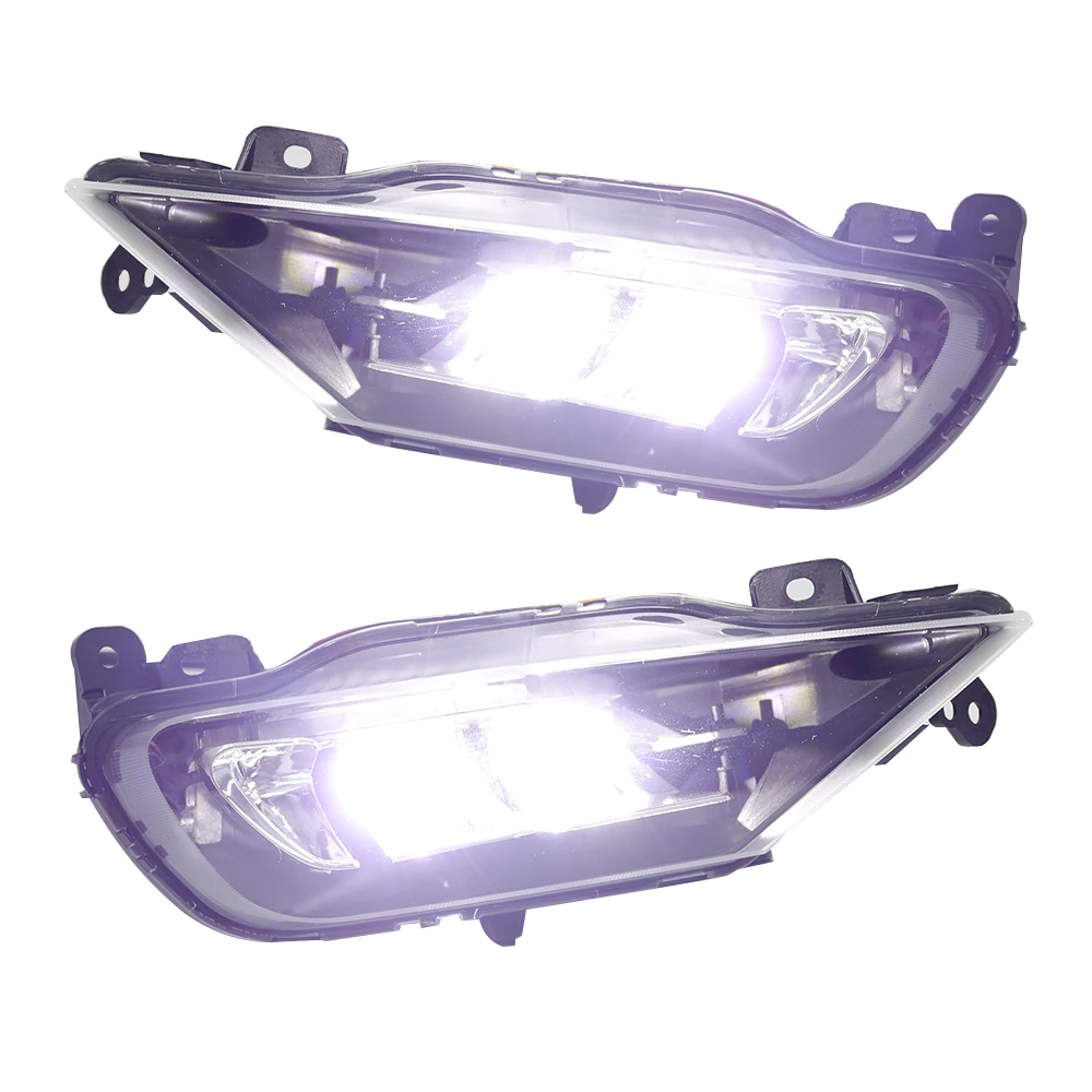 LED مصباح الضباب لفولفو XC60 XC90 S90 V90 2016-2019 2020 2021 المصد الأمامي الضباب ضوء مجموعة مصابيح أمامية اكسسوارات السيارات