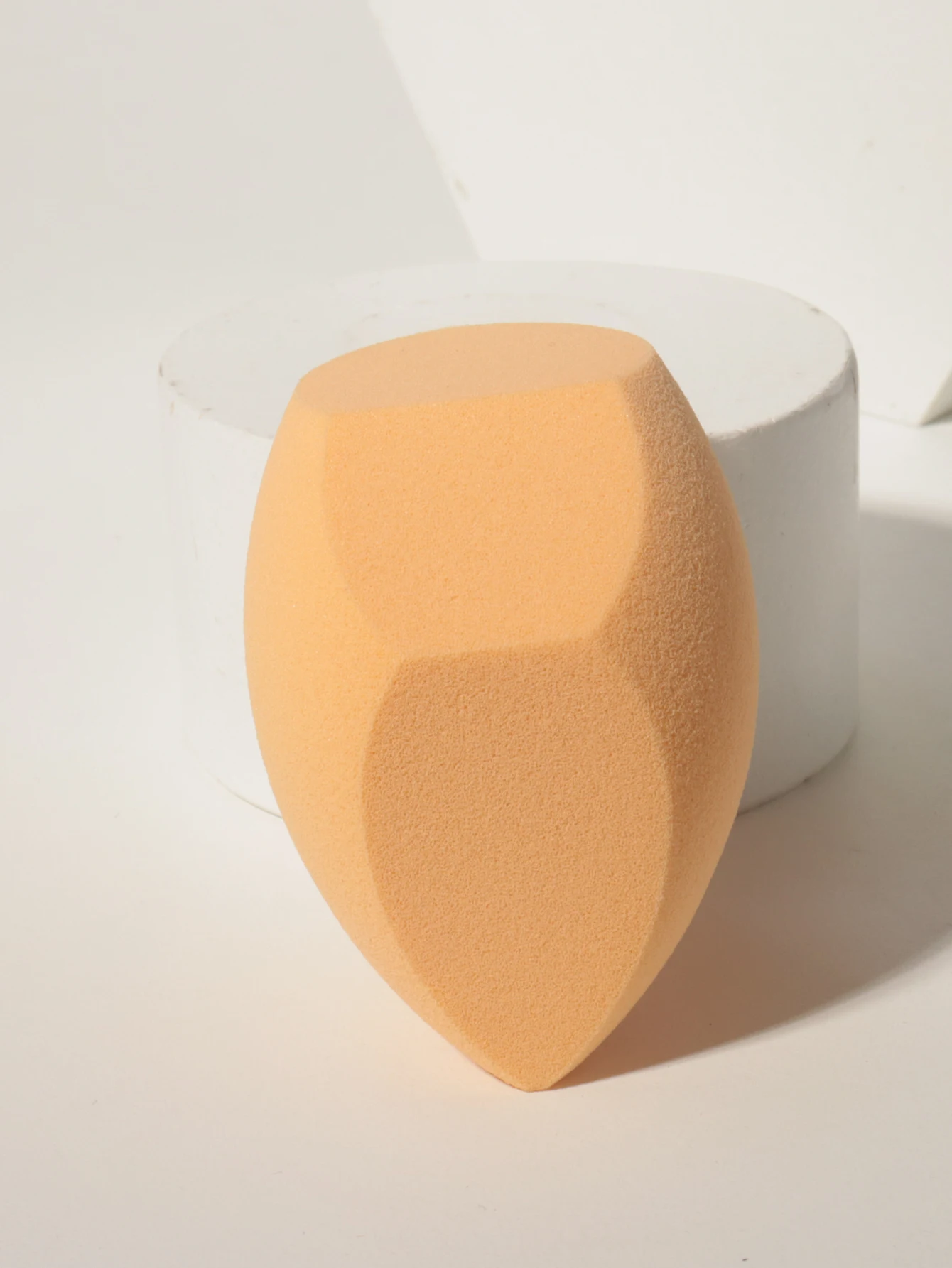 1 إسفنجة مكياج كبيرة رطبة وجافة مزدوجة الأغراض، أداة مكياج يومية لتلطيخ المكياج، ضرورية محمولة للاستخدام اليومي والسفر