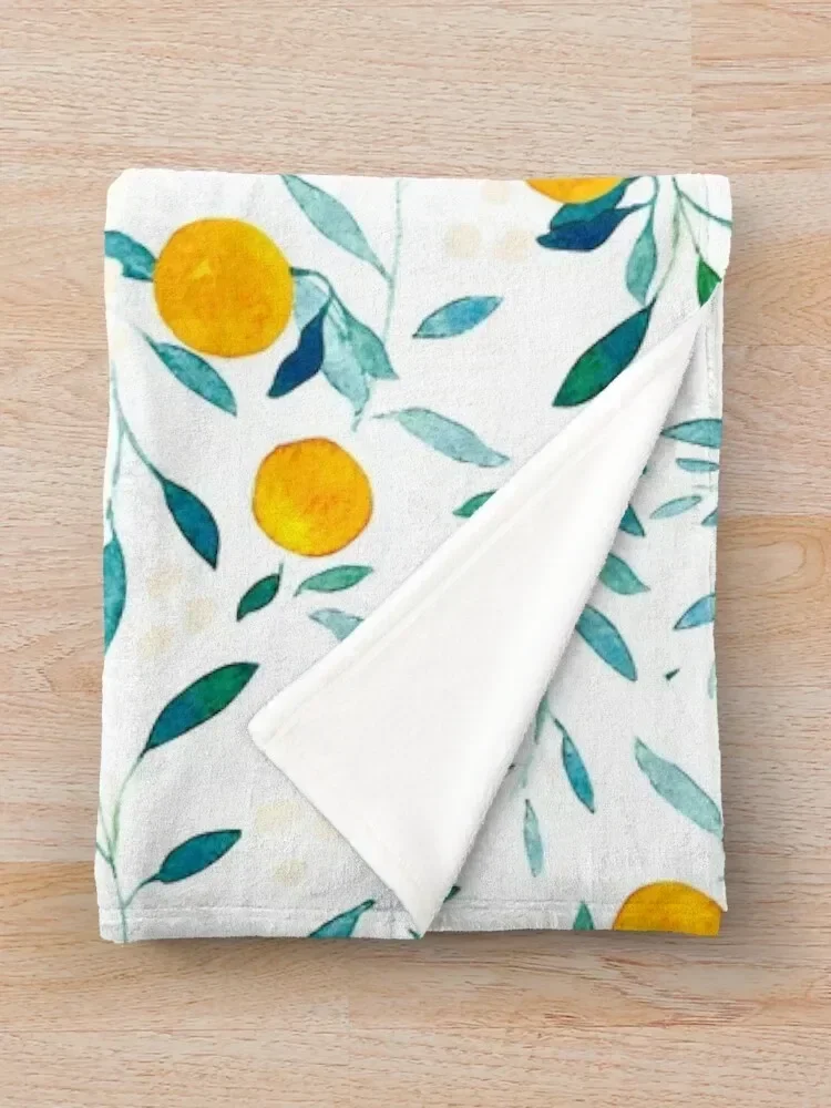 Couverture à jeter Orange Tree, couvertures de luxe lestées pour la sieste