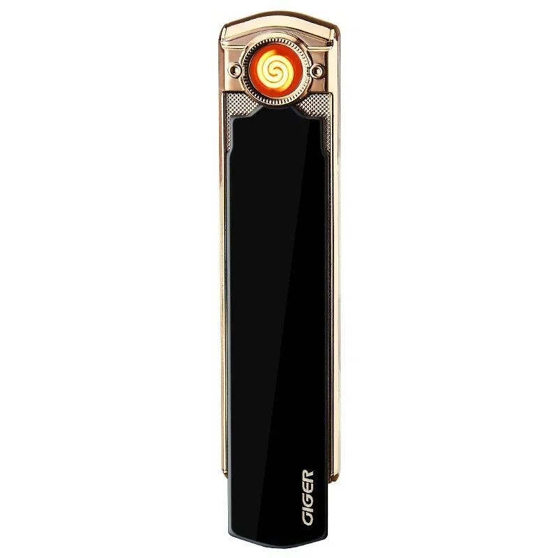 Xquisite and Compact Portable Tungsten Wire Cigarette Lighter Ultra-thin Windproof Silent Electronic Lighter Exquisite Gift view 5