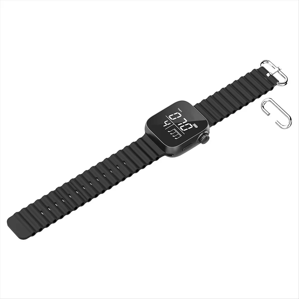 ساعة المسرع الاهتزازية للموسيقيين والتمارين، وضع النبض الرياضي [AA74-AAA]