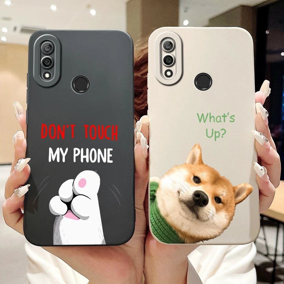 For Huawei Y7 2019 Case DUB-LX1 Cute Panda Cartoon Cover Soft TPU Phone Case For Huawei Y7 Pro 2019 Y 7 Prime 2019 Fundas Bumper