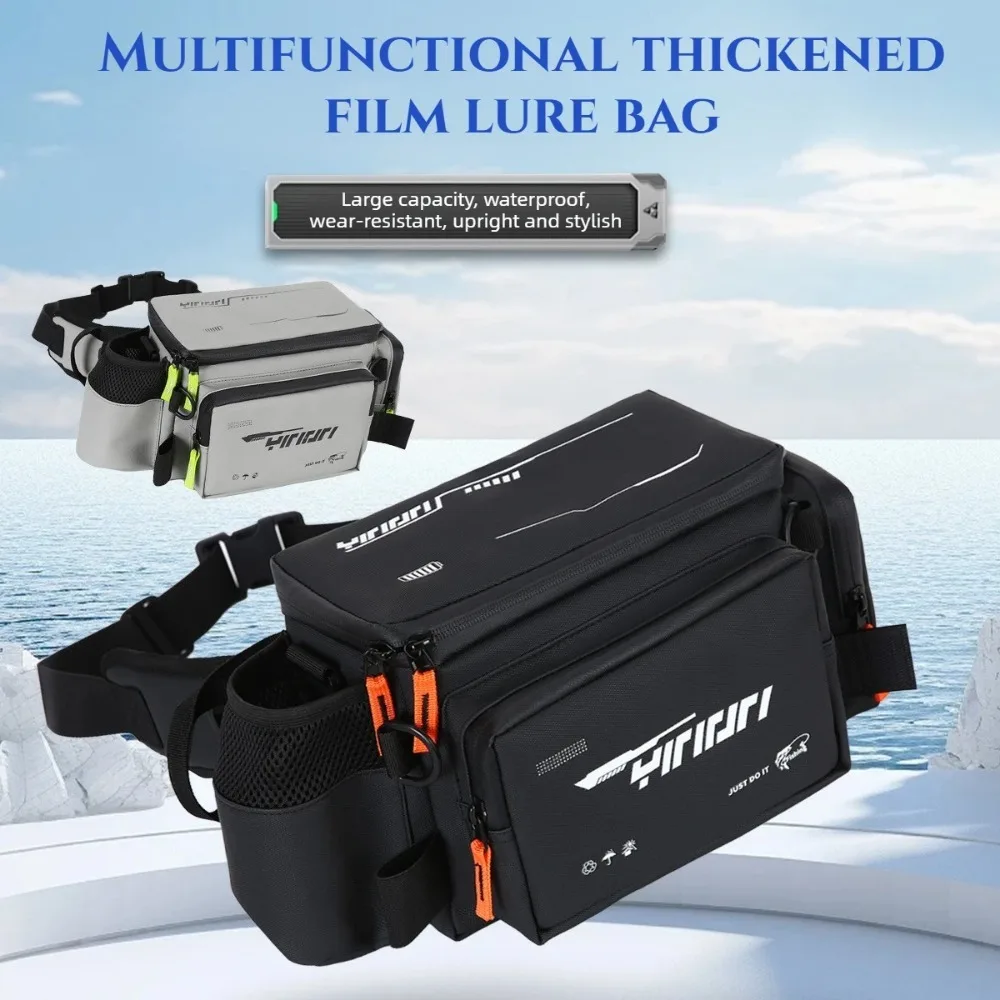 Multifunctional Special Fishing Bait Bag Waist Bag Tactical Messenger Fishing Rod Bag Waterproof Fishing Equipment Bag