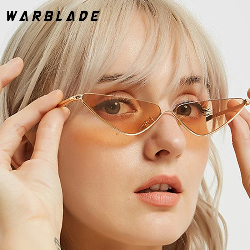 

Vintage Metal Small Cat Eye Sunglasses Women Men Luxury Designer Sun Glasses Outdoor Traveling Driving Shades Eyeglasses UV400