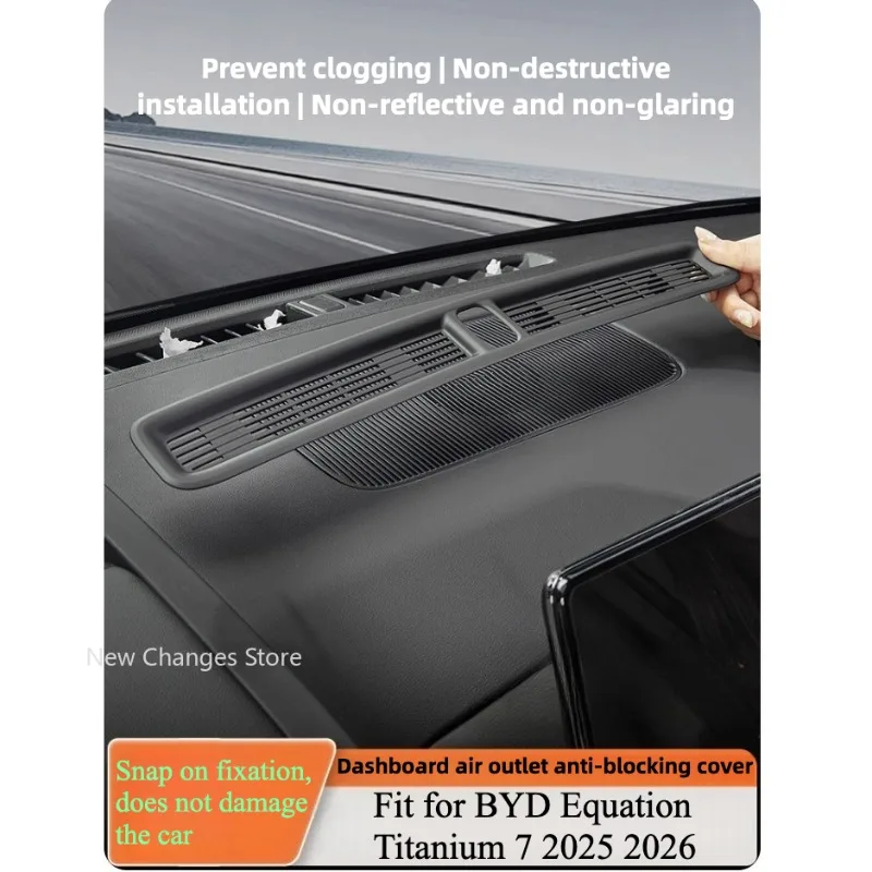 

For BYD Equation Titanium 7 Instrument Panel Air Outlet Protective Cover Anti-blocking Protective Cover Interior Accessorie