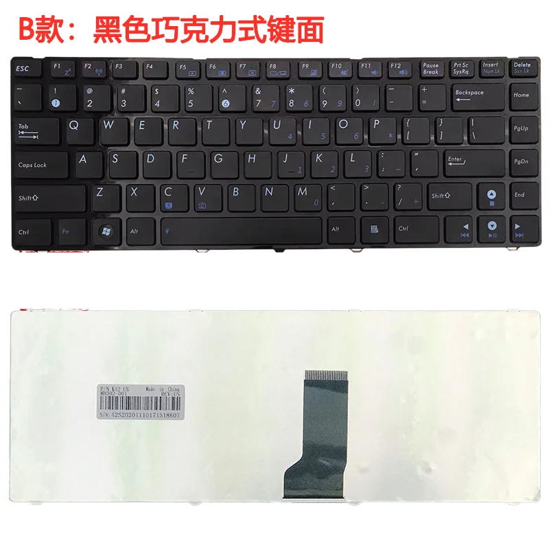 for Asus  N82 N82j N82jg N82jp N82jv K42dq X44l K43s A84h Keyboard Replacement