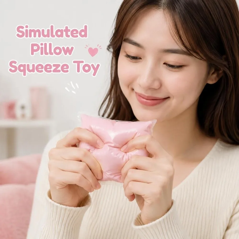 Crunchy Simulated Pillow Squeeze Toy Sound Effects Building Blocks Building Block Squishy Moldable Comfortable