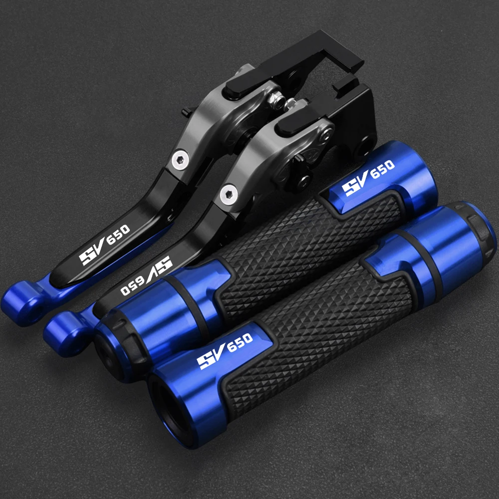 

Motorcycle Handlebar Hand grips FOR SUZUKI SV 650 SV-650 SV 650 650S Brake Clutch Lever SV650 1999-2012 2011 2010 2009 2008 207