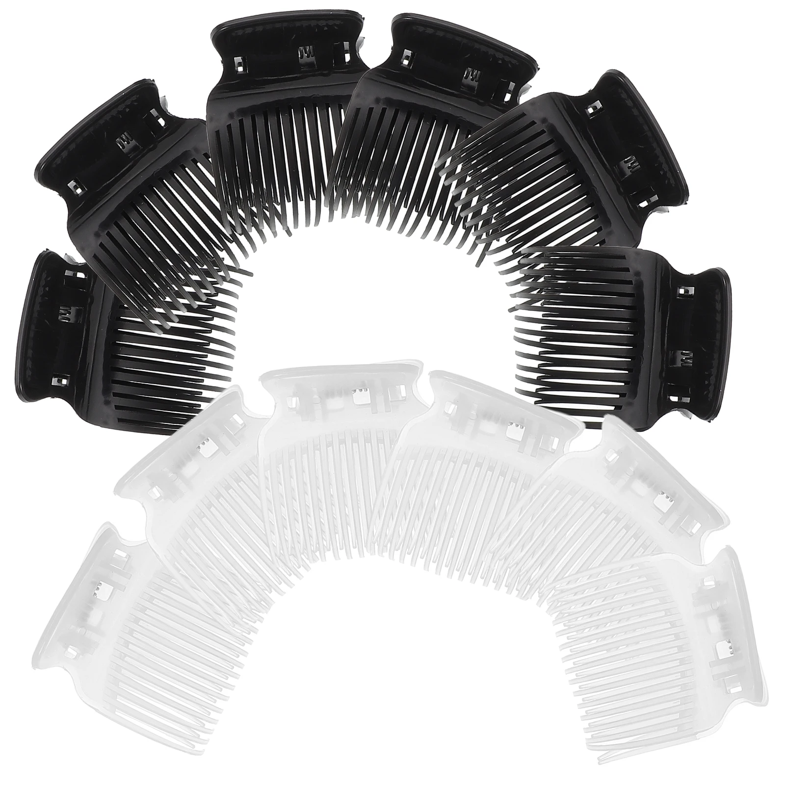 

12 Pcs Hair Curler Roller Jaw Clamps Volumizing Hot Rollers Plastic Clips Replacement Claw Pins Heat Protection Travel