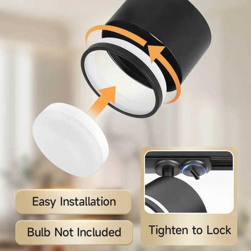 Led Spot GX53 Ceiling Lamp Indoor Decor Track Light Rotatable Spotlight For Living Room Bedroom Store Chandelier LED Spot Lights