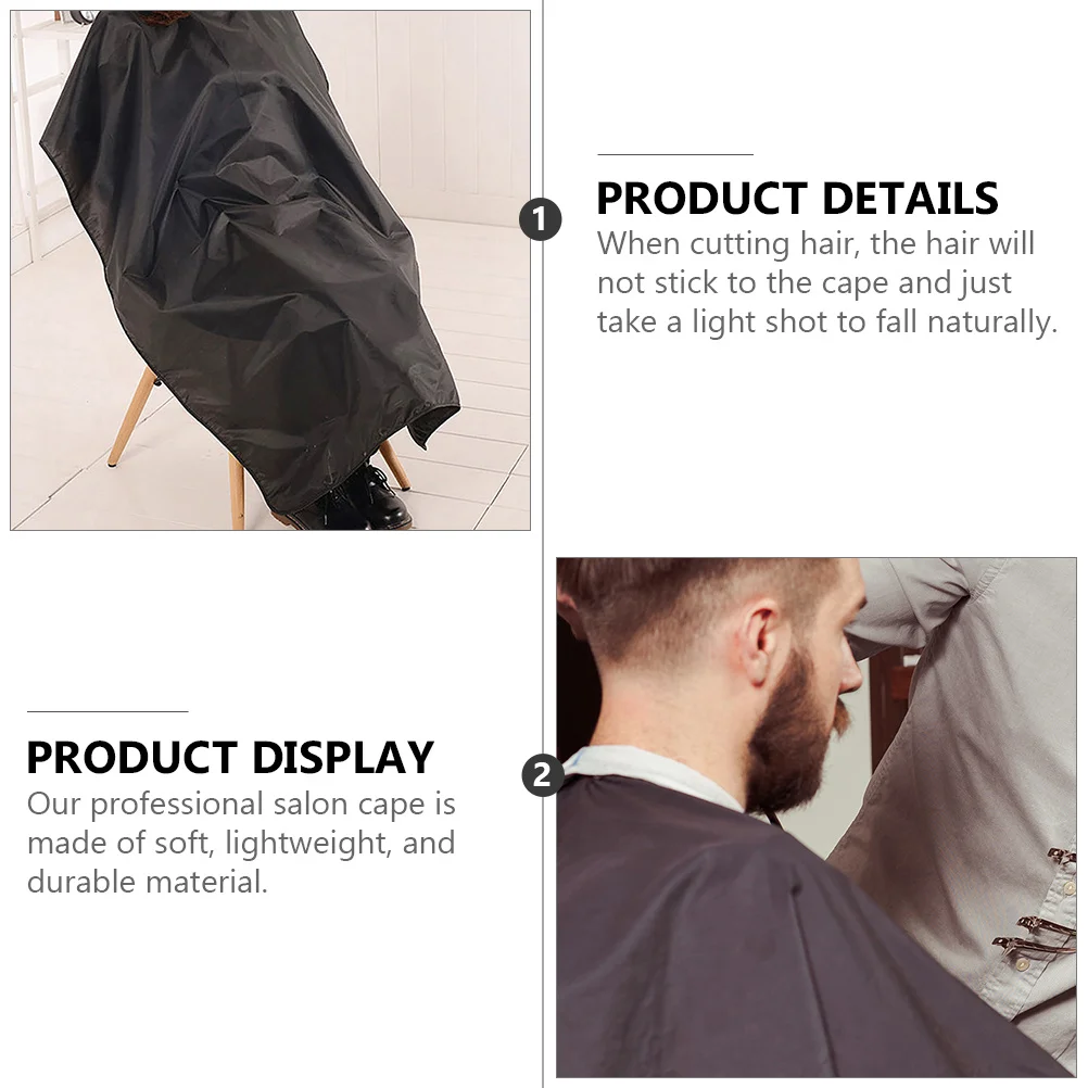 1 pçs capa de corte de cabelo macio leve salão de cabeleireiro xale corte de cabelo bata tintura de cabelo permanente barbeiro avental reutilizável