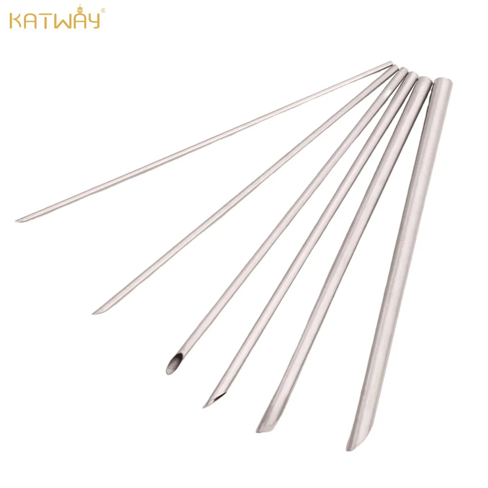 

KATWAY 6Pcs Stainless Steel Hole Puncher Set – Carving, Sculpture, and Pottery Cutting Tools for Polymer Clay Modeling HH-AA225