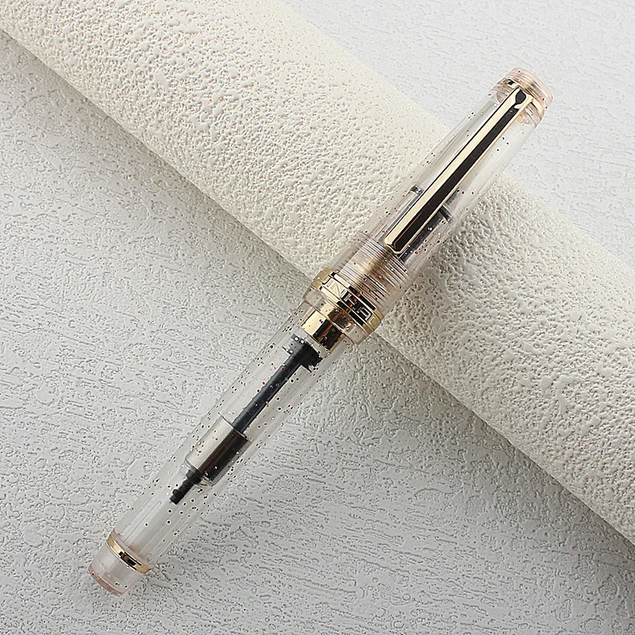 Jinhao 82 Fountain Pen Four Seasons Fluorescence Plastic Spin Pen EF F M NIB Office School Supplies Ink Pens