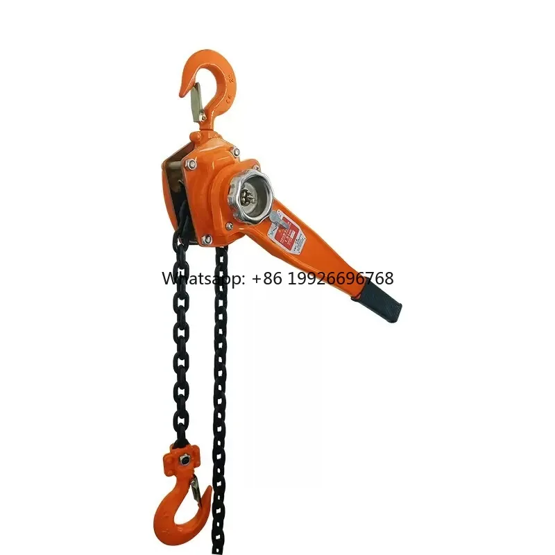 

5ton Traffic Barrier Low Height Safety Light Lifting Vital Lever Chain Hoist Block