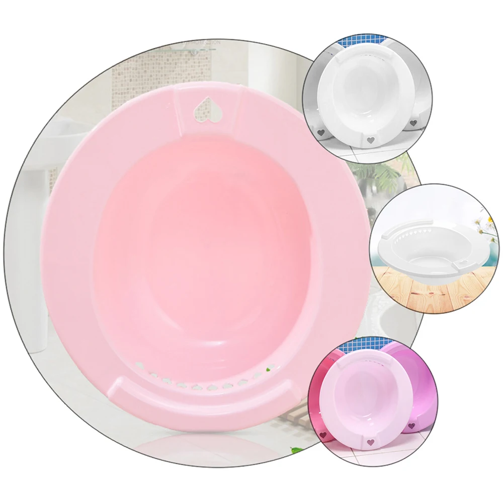 

2pcs Women Washing Squat-Free Bidet Postpartum Nursing Basin Thickened Sturdy Home Toilet Bath Tub Medical Household