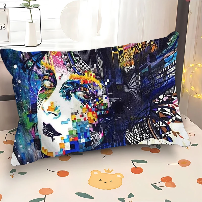 

Vintage Bohemian Witchcraft Abstract Hippie Tarot Printing Pillowcases Cushion Covers for Couch Patio Chair Rv Dinette Sofa