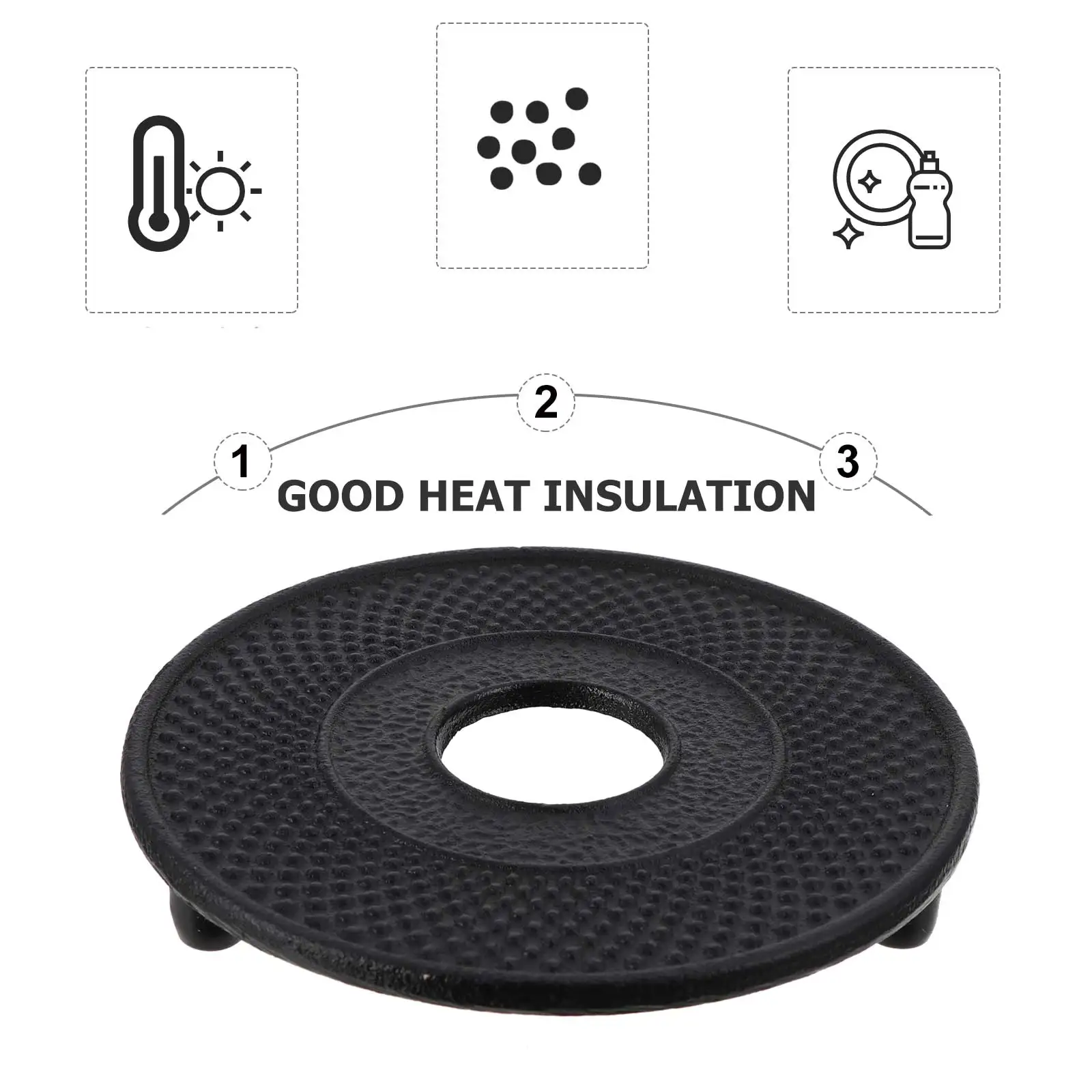 

Heat Proof Insulation Pot Insulated Cushion Pad Safe Easy to Use Fits Most Pans Practical Kitchen Gadgets