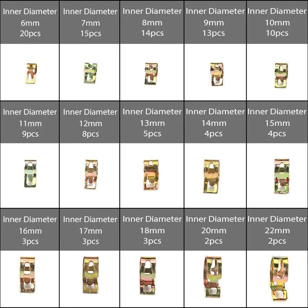 قابلة لإعادة الاستخدام الأنابيب أنبوب المشابك سيليكون خرطوم مكنسة كليب محرك صغير خرطوم المشابك المشبك المشابك خرطوم المشابك مقاطع الربيع