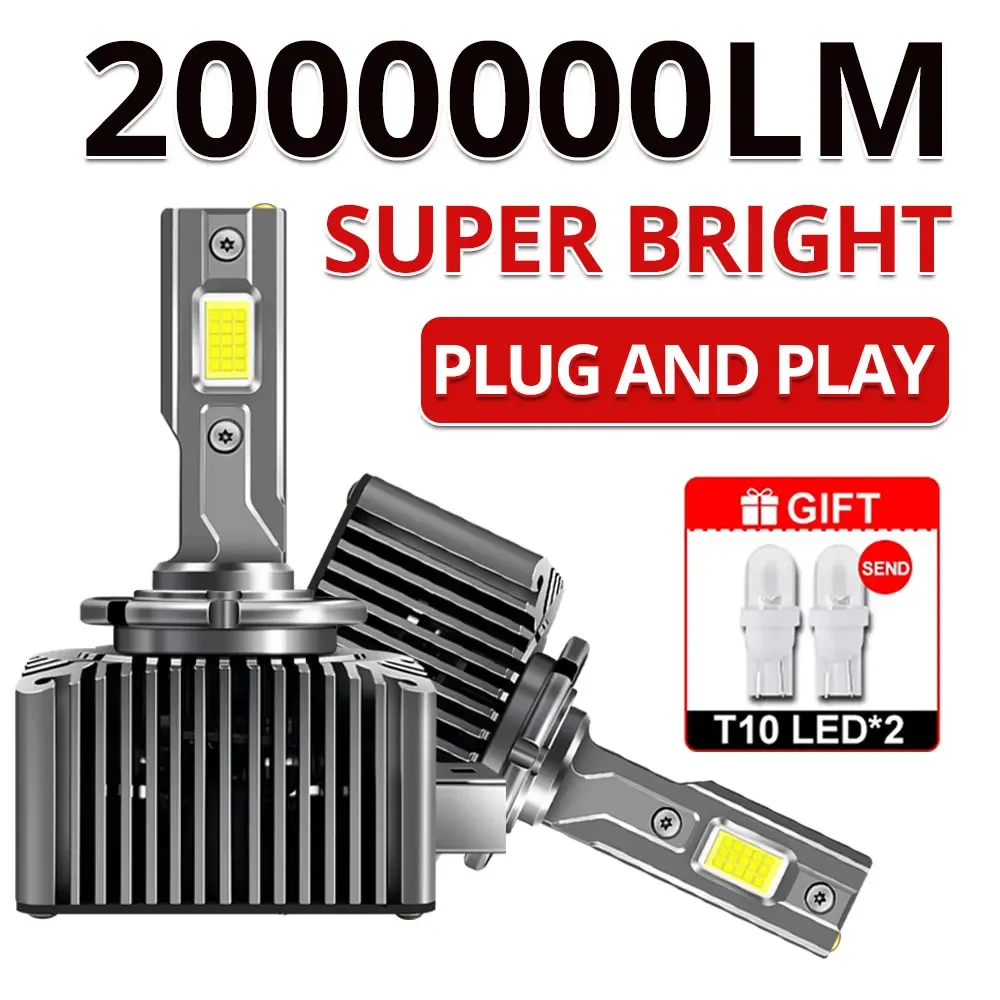 

D2S D1S D4S D3S Led Car Headlight Bulbs HID D2R D4R Auto lamp High Low Beam CANBUS Xenon Car Light Two Sided Plug&Play 6000K