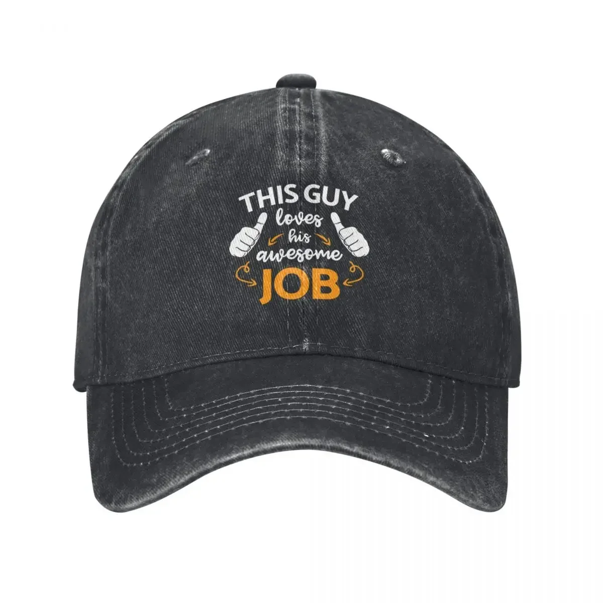 2026 Essential Employee, This Guy Loves His Awesome Job Baseball Cap Sunscreen Fishing cap Mountaineering Golf Mens Hats Women's