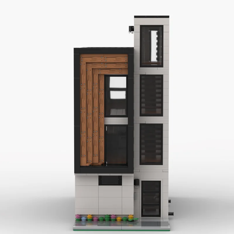 Building Block MOC-85985 Modular Modern Urban Building Assembly Building Blockของเล่นเครื่องประดับตกแต่ง