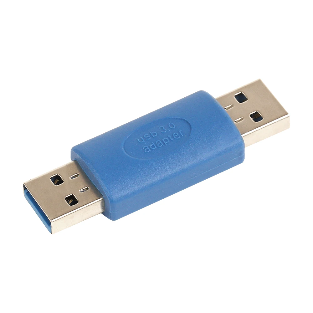 

Blue USB 3.0 Adapter Connector Male to Male Female Usb Converter For PC Laptop USB3.0 Coupler Extender Connection Adaptor